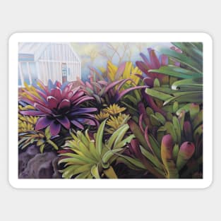 Preying in the Bromeliads Sticker